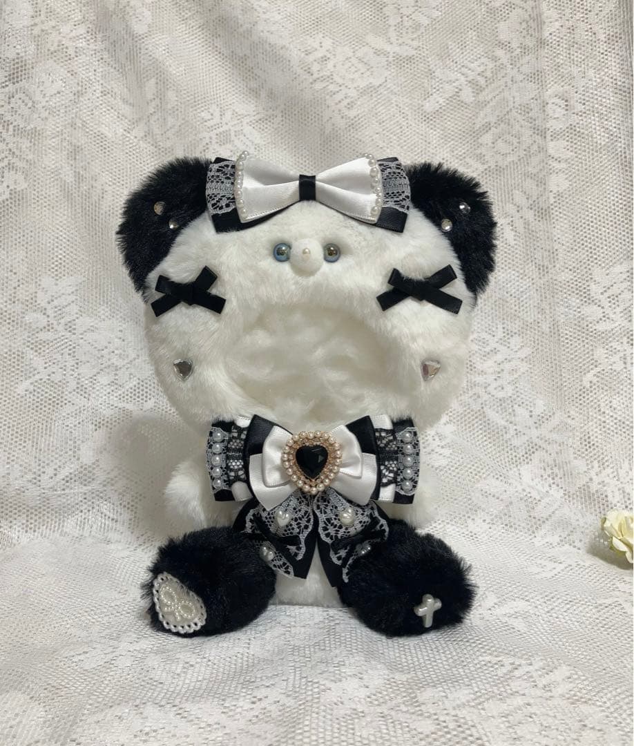 ぬい服 【 おすわりクマ】チャーム付♪ ♧本日限定♧おすわりぬい服