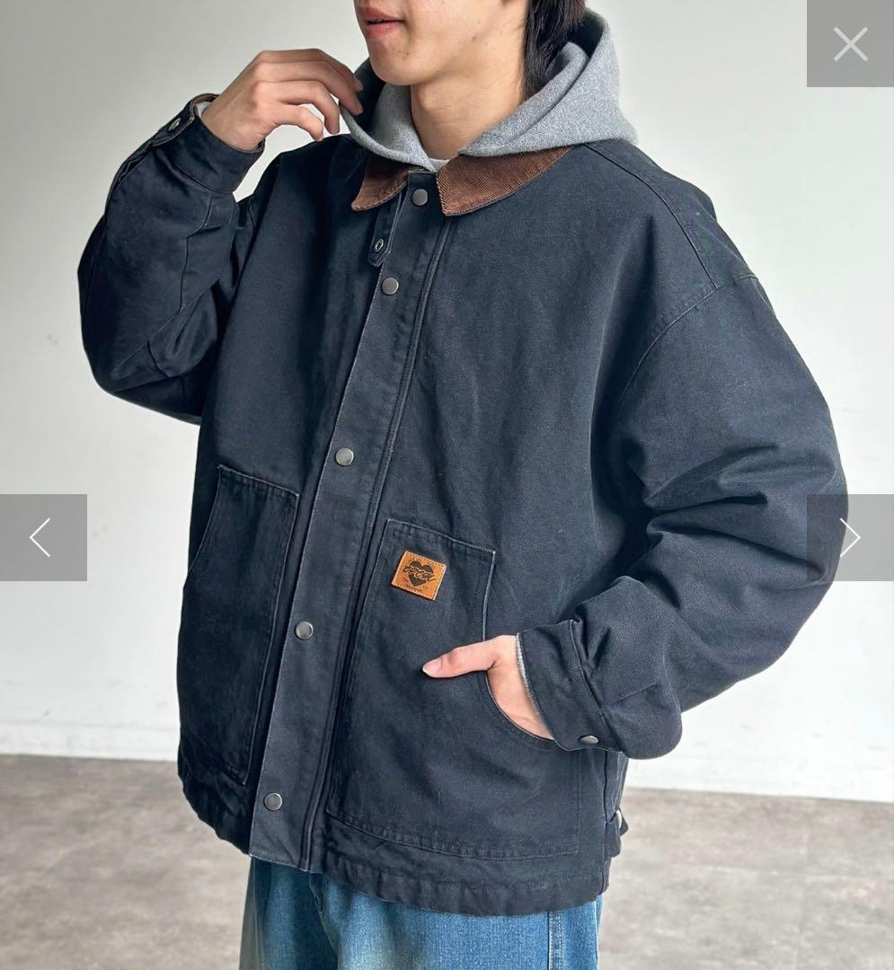 CPCM ブラック コットンジャケット L