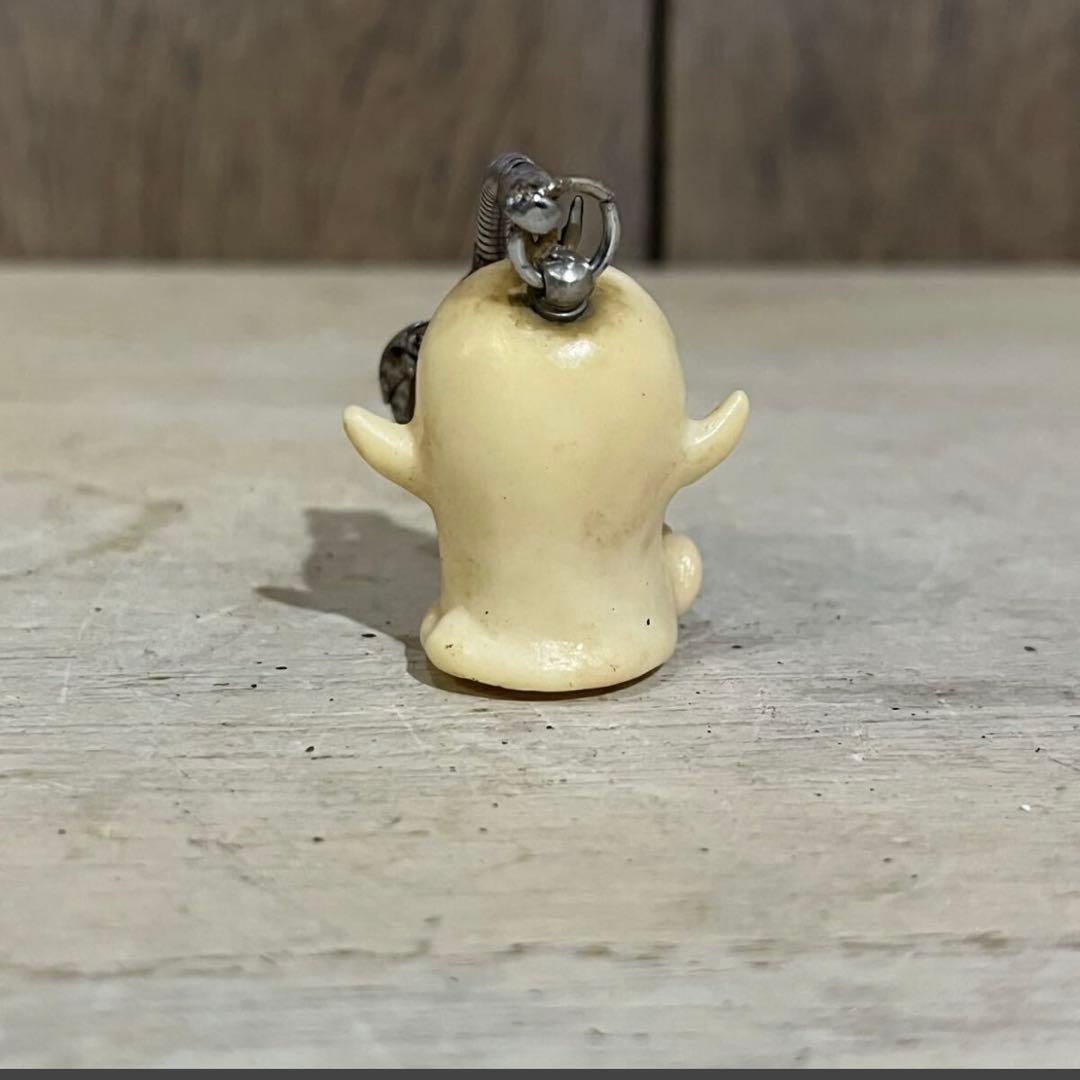 アンティーク】昭和レトロ オバケのQ太郎 キーホルダー ポリ ソフビ