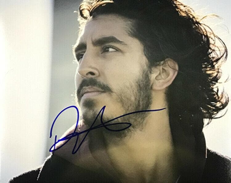 直筆サイン入り写真 デーヴ・パテール 俳優 イギリス/フレーム別/SA