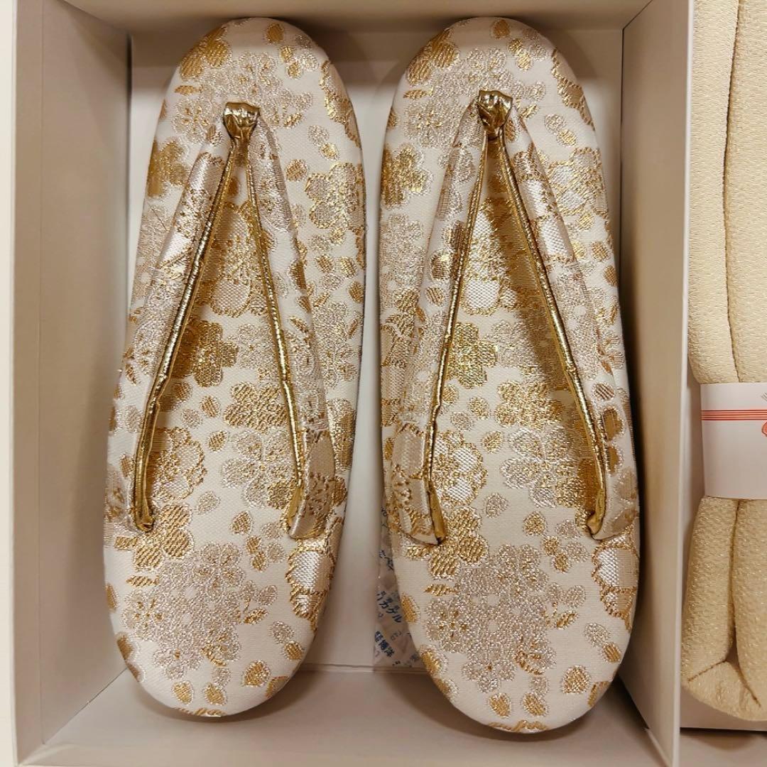 七五三 草履とバッグとはこせこのセット 21cm 7歳