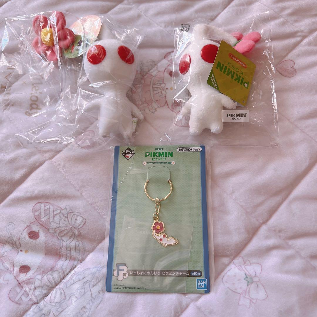 ピクミン 白　2004年製　ニンテンドー　ぬいぐるみ　マスコット　レトロ