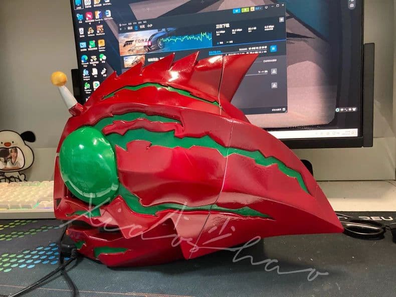 仮面ライダーアマゾン ヘルメット コスプレ 1：1 着用可能 特撮 仮面