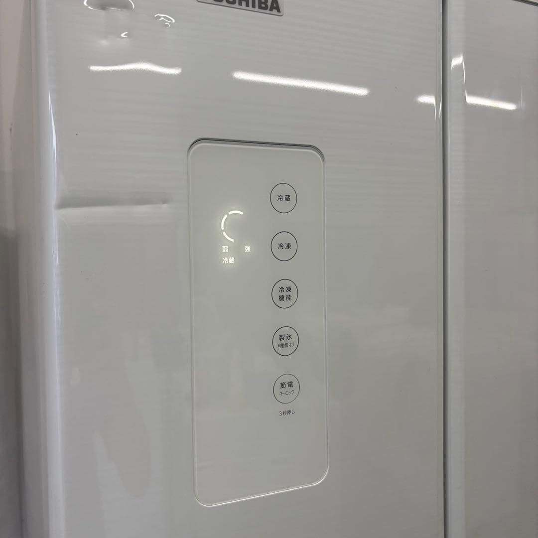 813❤️冷蔵庫　東芝　大型　400-500ℓ　中古　安い　設置無料　フレンチドア