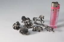 Vintage 銀製　動物のフィギュリン　ADAC　スターリングシルバー