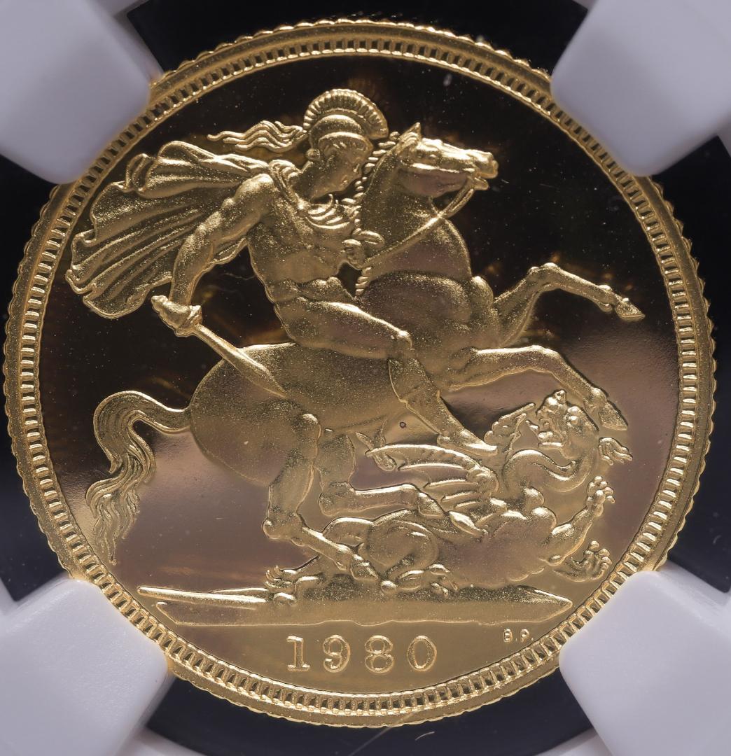 準最高鑑定 NGC-PF69 ヤングエリザベス ソブリン 1980 - メルカリ