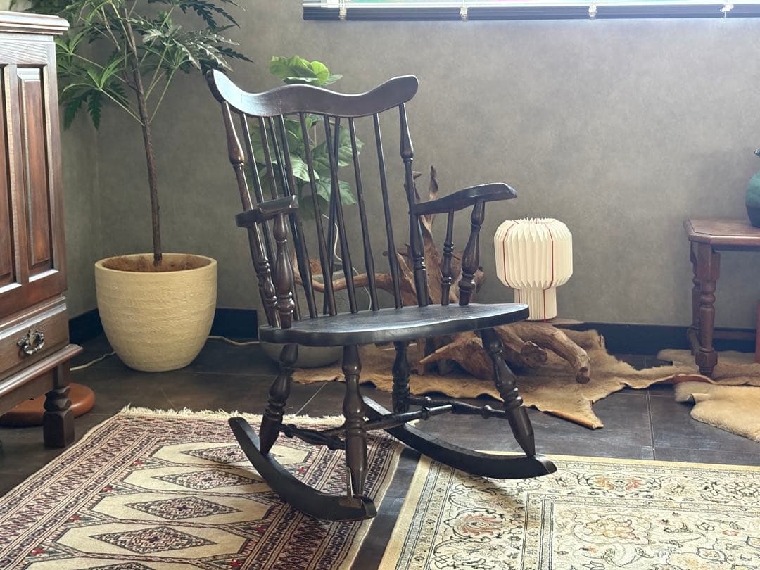 飛騨家具 古家具 スポーク ヴィンテージ ロッキングチェア ビンテージ