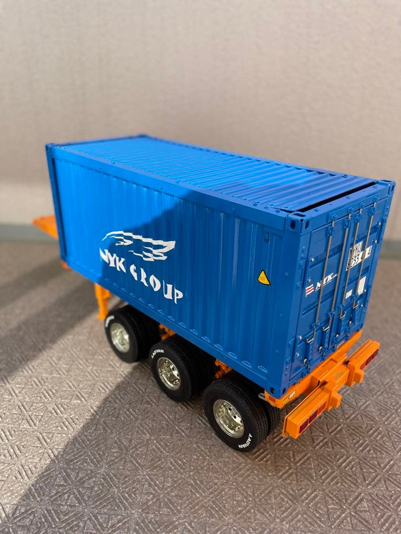 日曜限定価格！タミヤ1/14 17プロフィア20ft海コンシャーシ フルオぺ