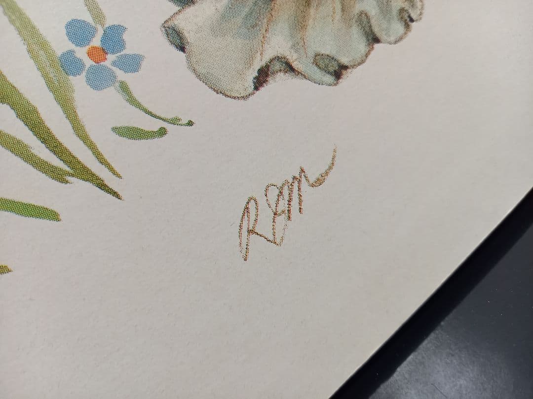 ヴィンテージ　ルース　モアヘッド　ポスターパネル　イギリス　製作品