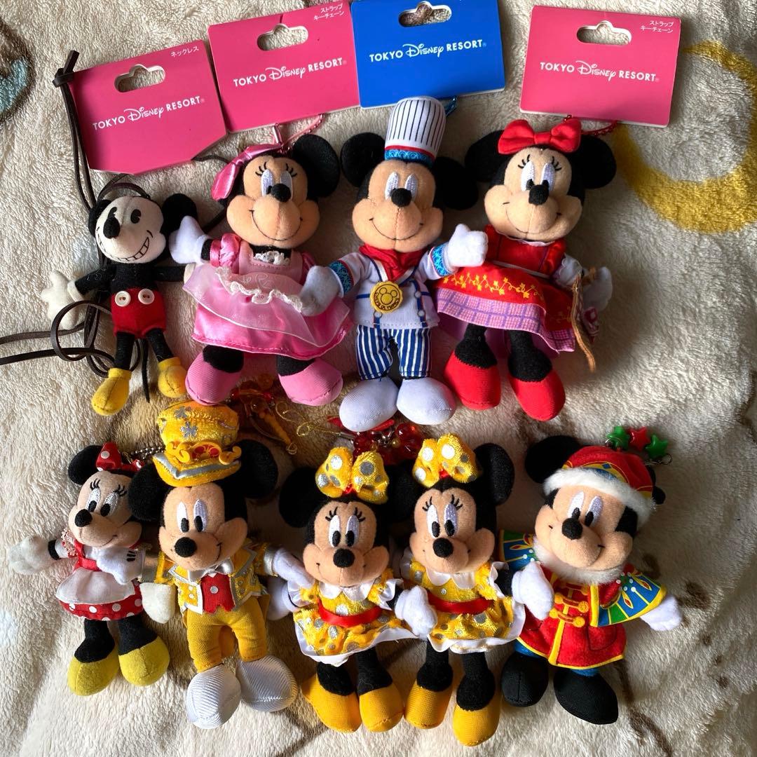 ディズニー ミッキー・ミニーマウス ストラップ スクイーズ おまとめ