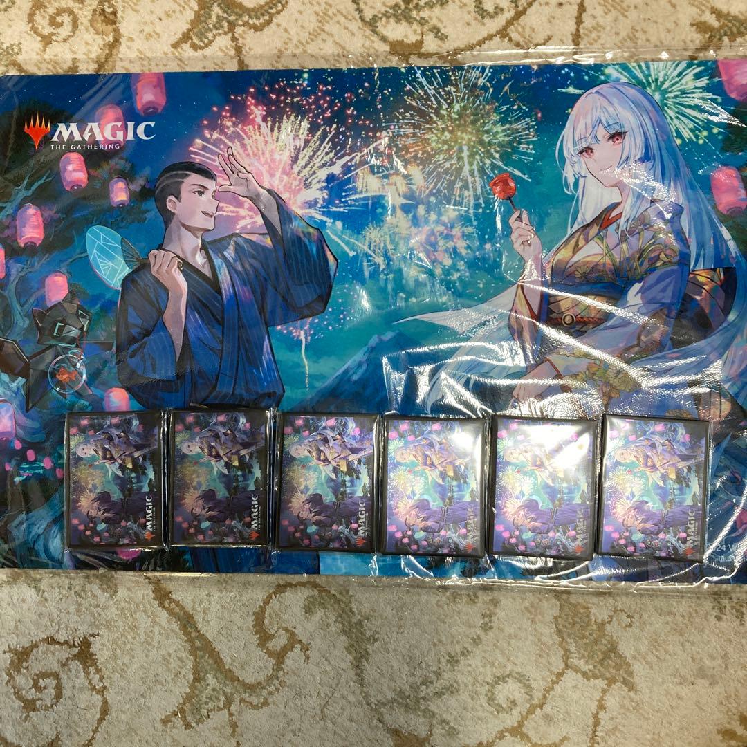 MTG 放浪皇の夏祭りプレイマットスリーブセット藤ちょこ