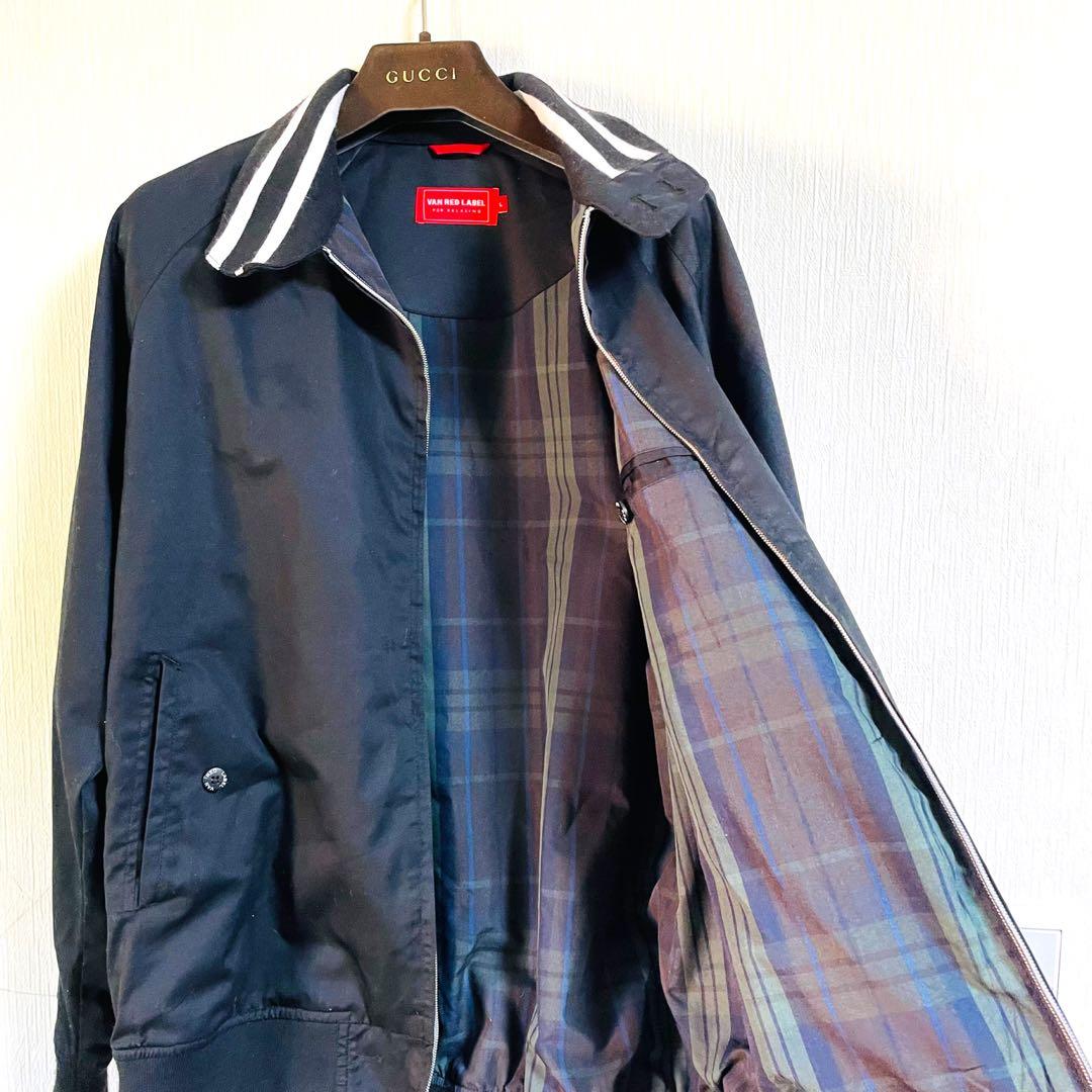 VAN RED LABEL スウィングトップ ブルゾン L タータンチェック L
