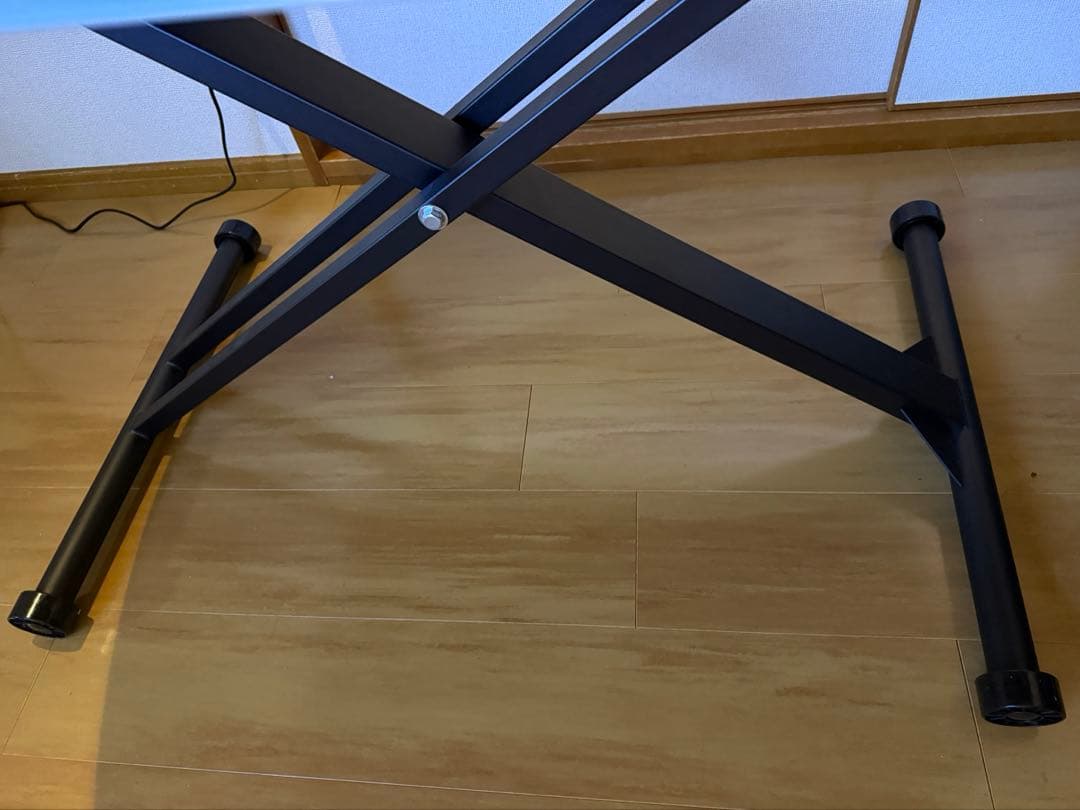 ガス昇降式リフティングテーブル　 幅120cm 高さ38cm〜78cm