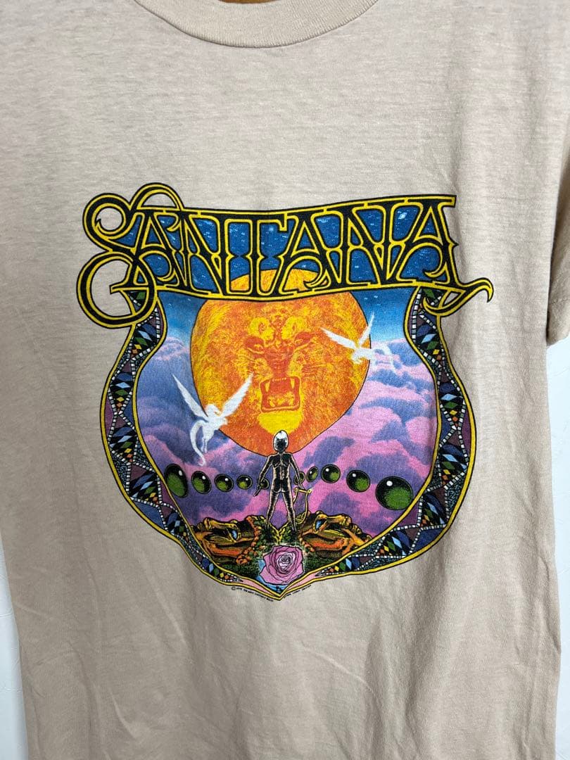 70´s ビンテージ SANTANA バンドTシャツ Sサイズの通販はau PAY
