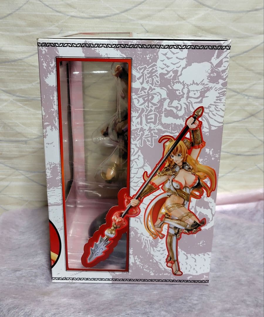 一騎当千孫策伯符1/8スケール塗装済 完成品フィギュア　未開封品