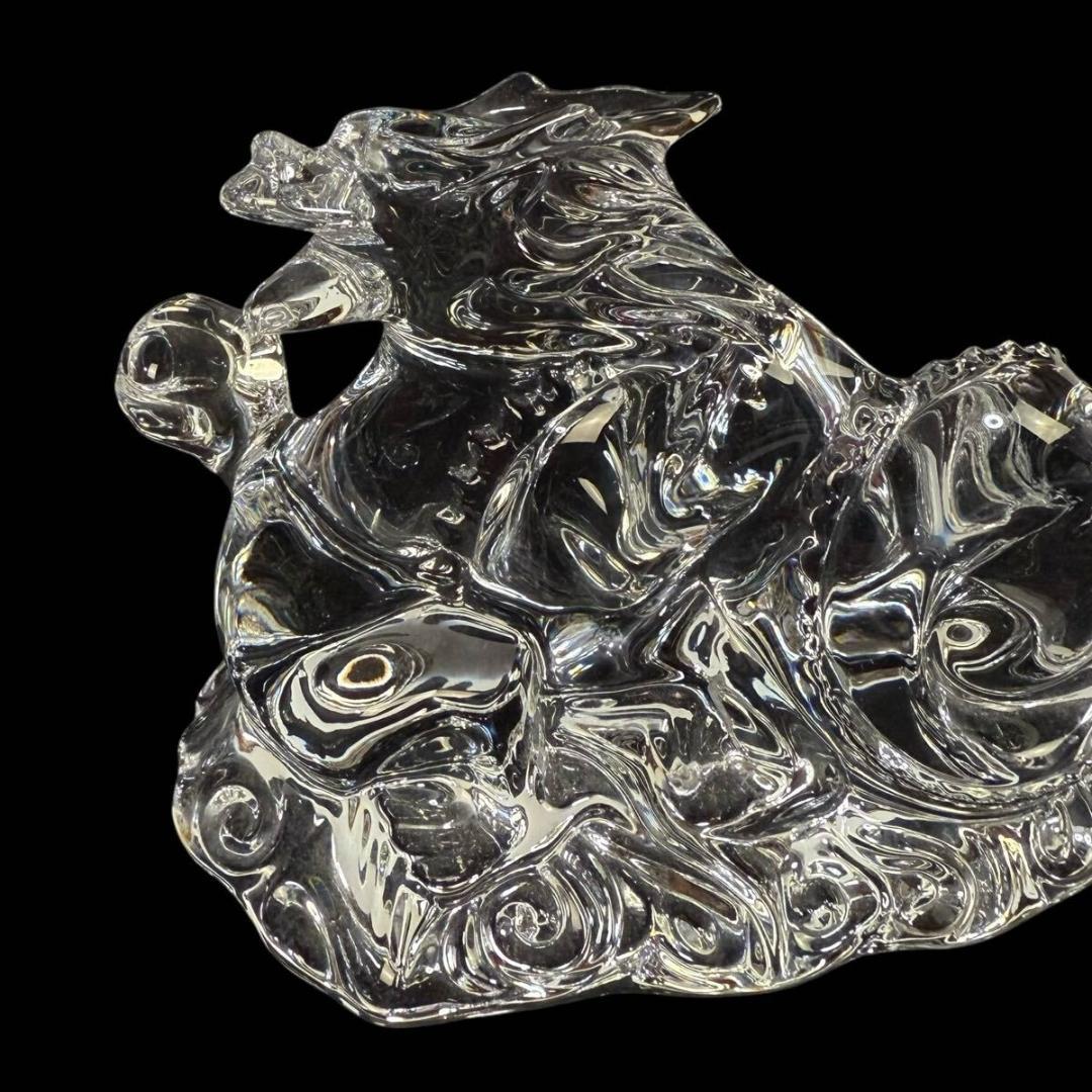 未使用】Baccarat 干支 辰 クリスタルガラス フィギュリン 置物元箱付