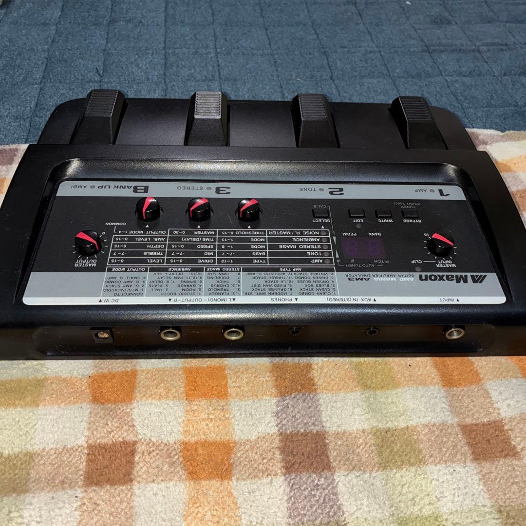 激レア エフェクター 即発送 Maxon AM3 AMP MANIA - メルカリ