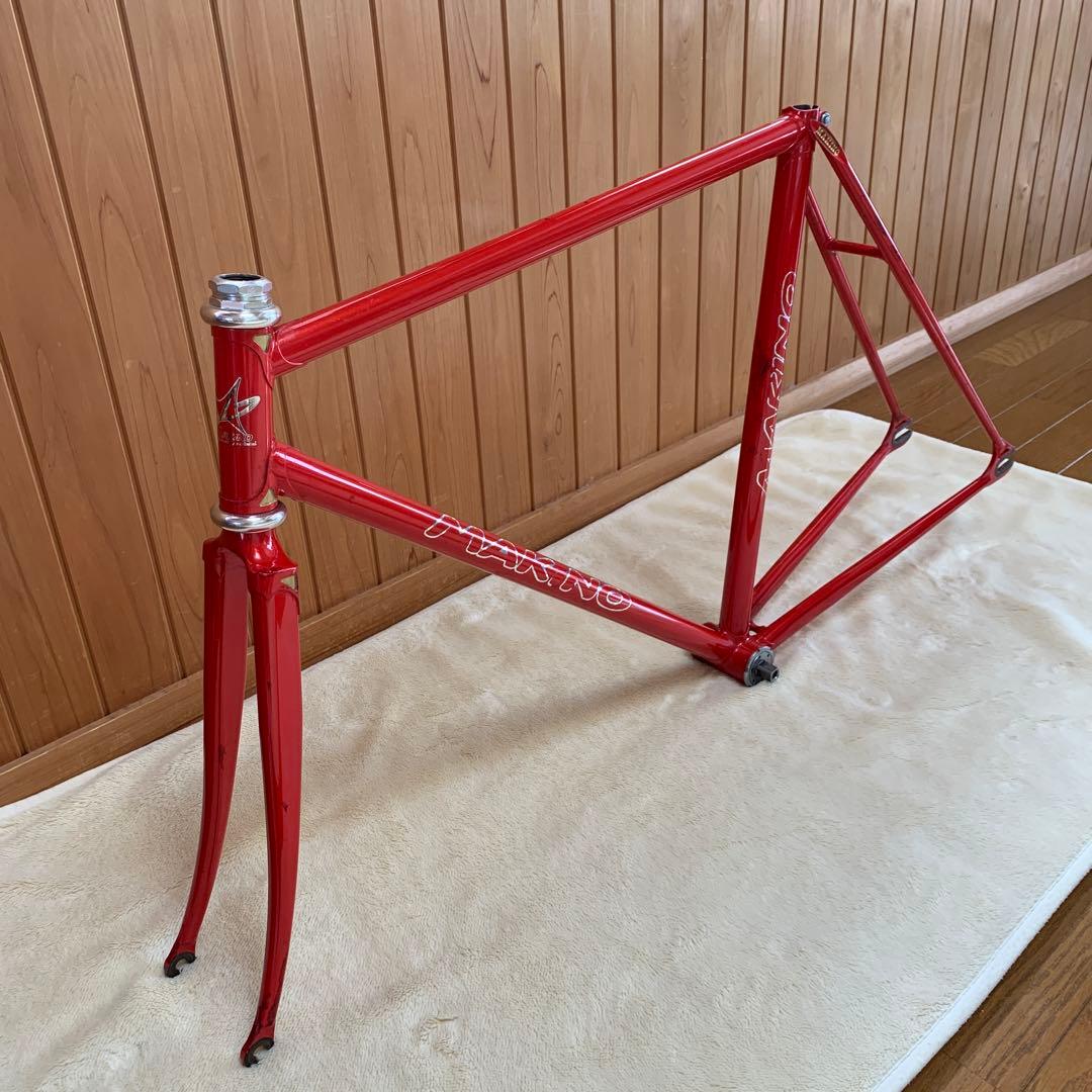 マキノ MAKINO NJS 競輪 ピスト フレームセット（レッド） マキノ