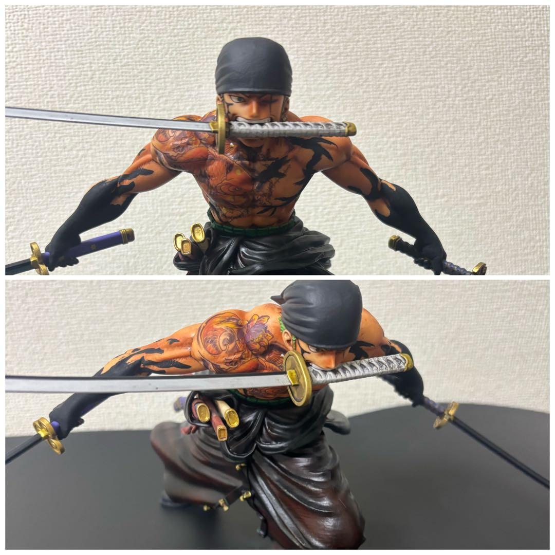 ワンピース　グランディスタ　ゾロ　フィギュアリペイント