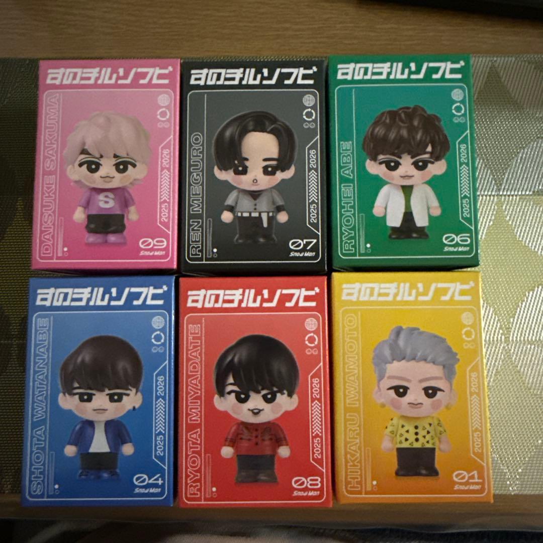 SnowMan スノチル ソフビ6体セット【即購入⭕️】 - メルカリ