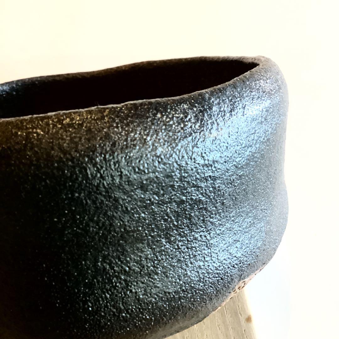 【茶道具】二代 寒川栖豊 紀州焼 葵窯 茶碗　数印尽