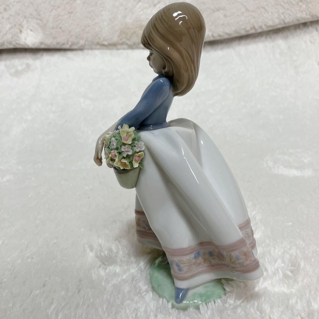 リヤドロ フィギュリン 4体セット 春の花 少女像 - メルカリ