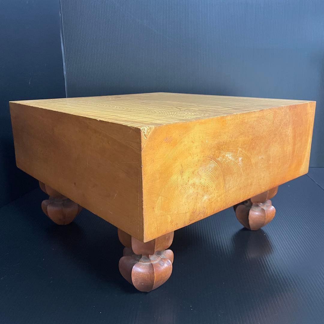 【本榧碁盤】14cm厚 4寸6分 香気漂う 重厚15.8kg 桐箱 布付属 囲碁