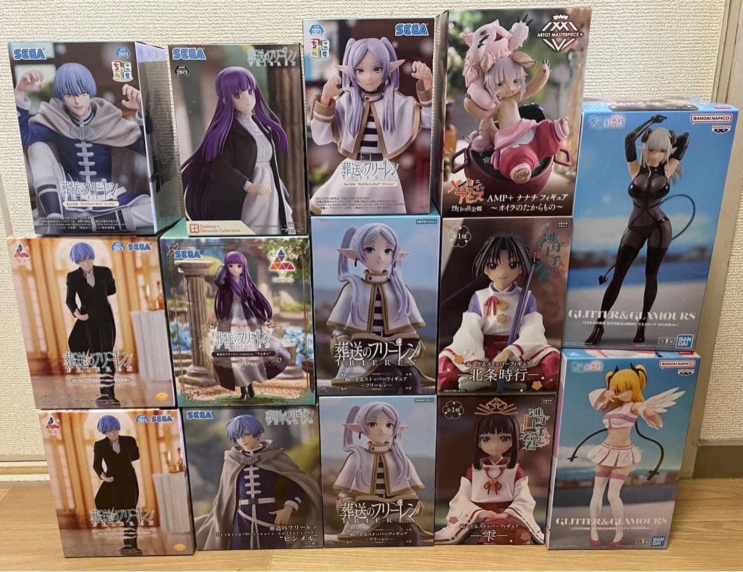 新品未開封 葬送のフリーレン 逃げ上手の若君 まとめ売り フィギュア 14点