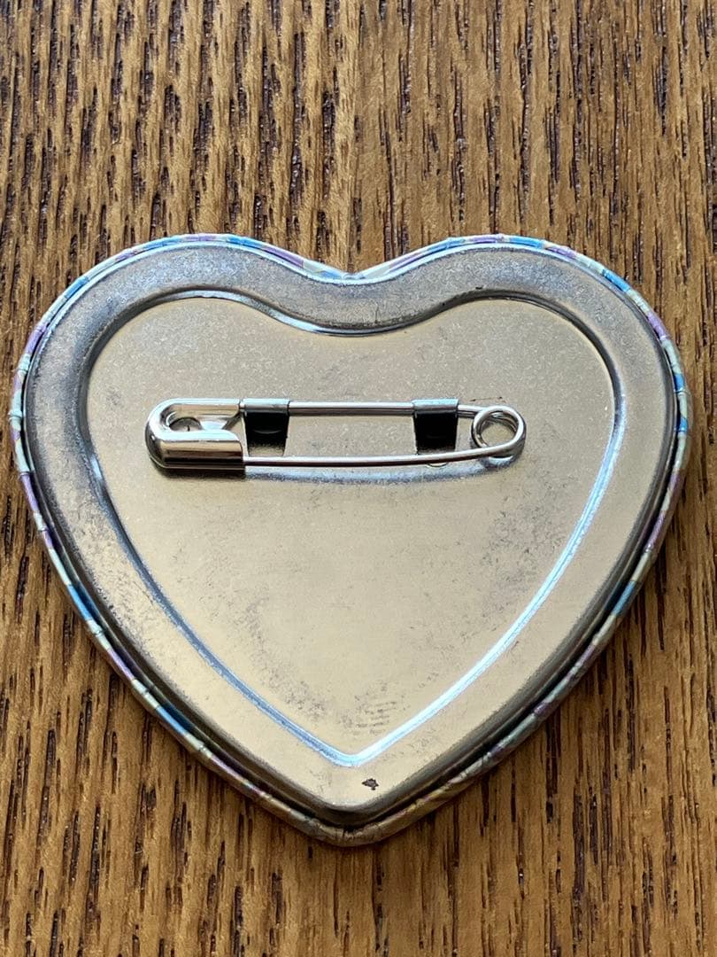 アイカツスターズ! グリッターガラポン ハート型 缶バッジ 花園きらら