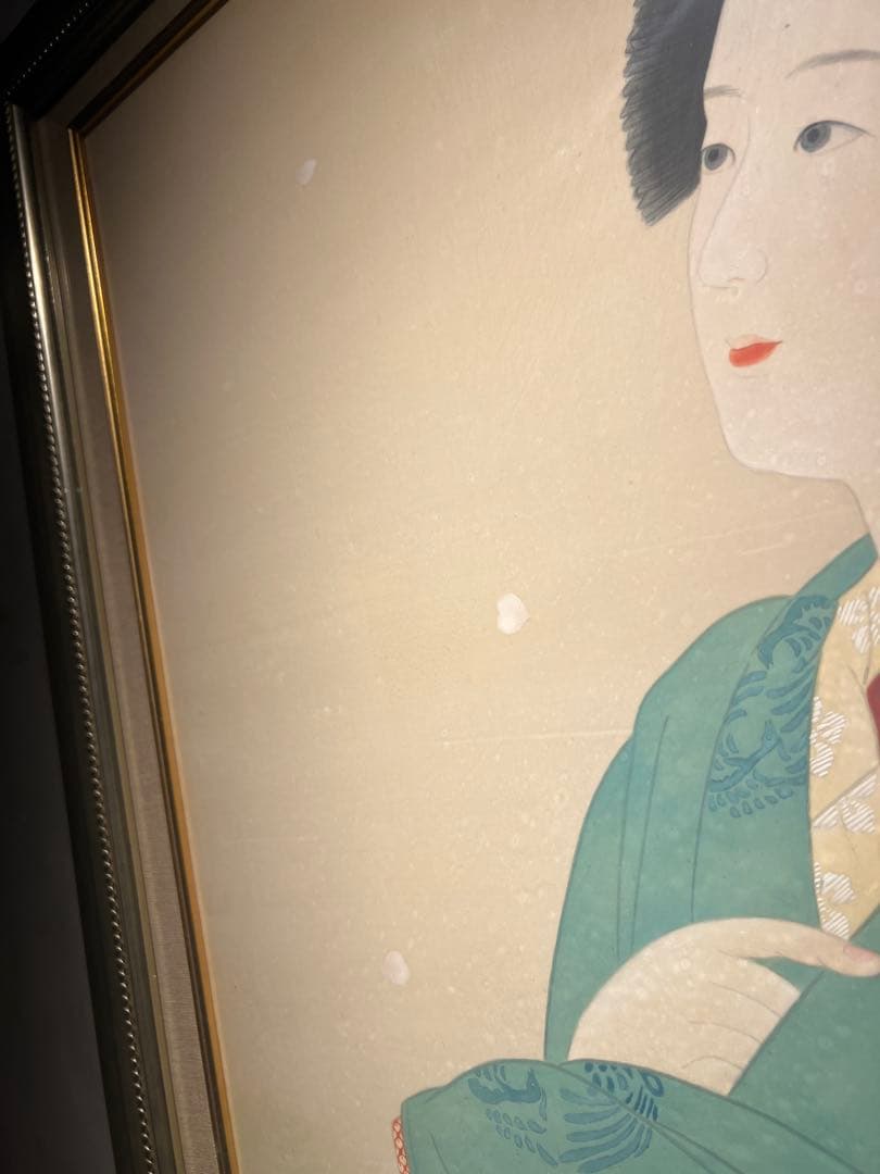 浮世絵 【美人画】肉筆画　作者不明