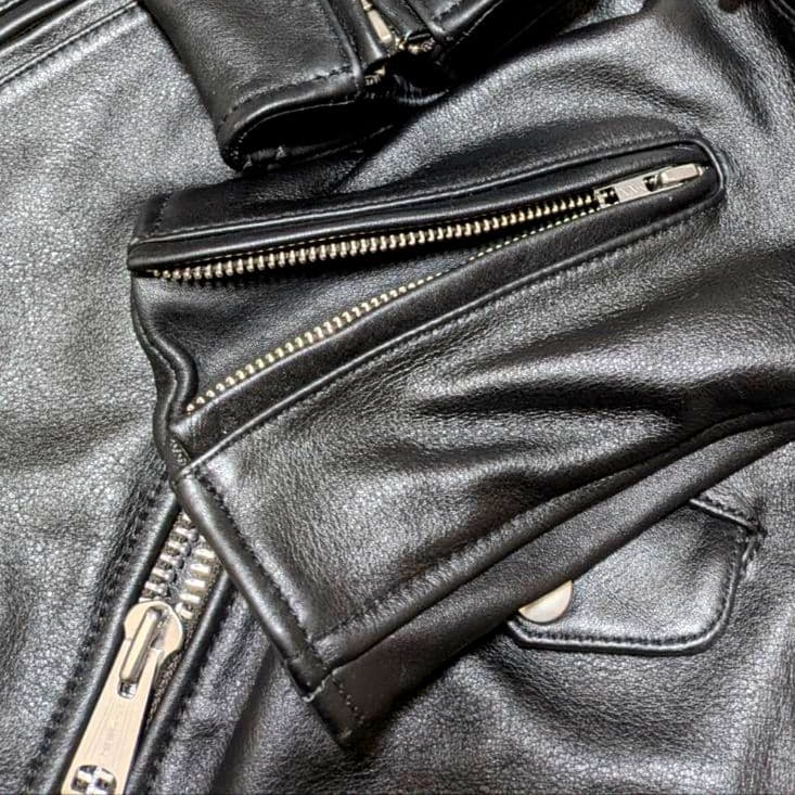 アメリカンラグシー ダブルライダースジャケット 牛革 裏地