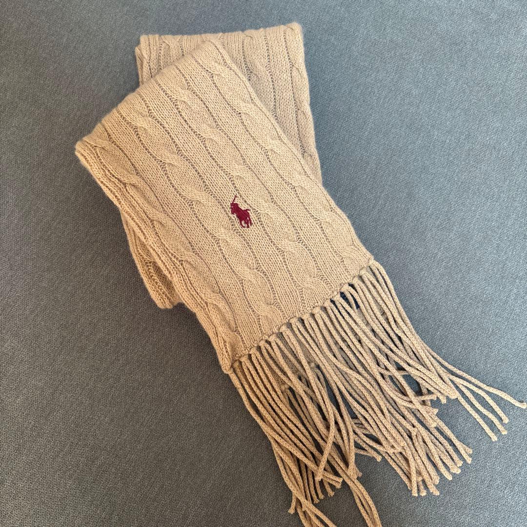 Polo Ralph Lauren ケーブル編みマフラー - メルカリ