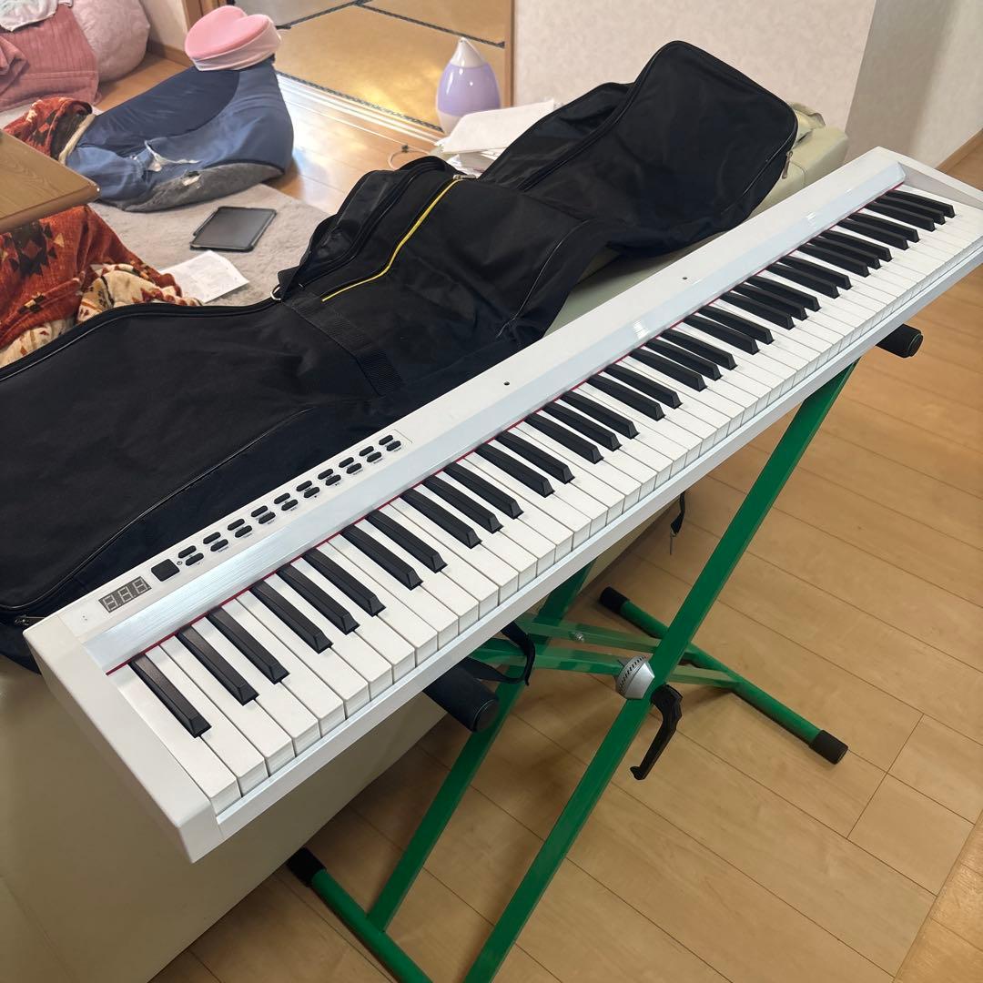 ケース付き ニコマク NikoMaku 電子ピアノ 88鍵盤 SWAN-S - メルカリ