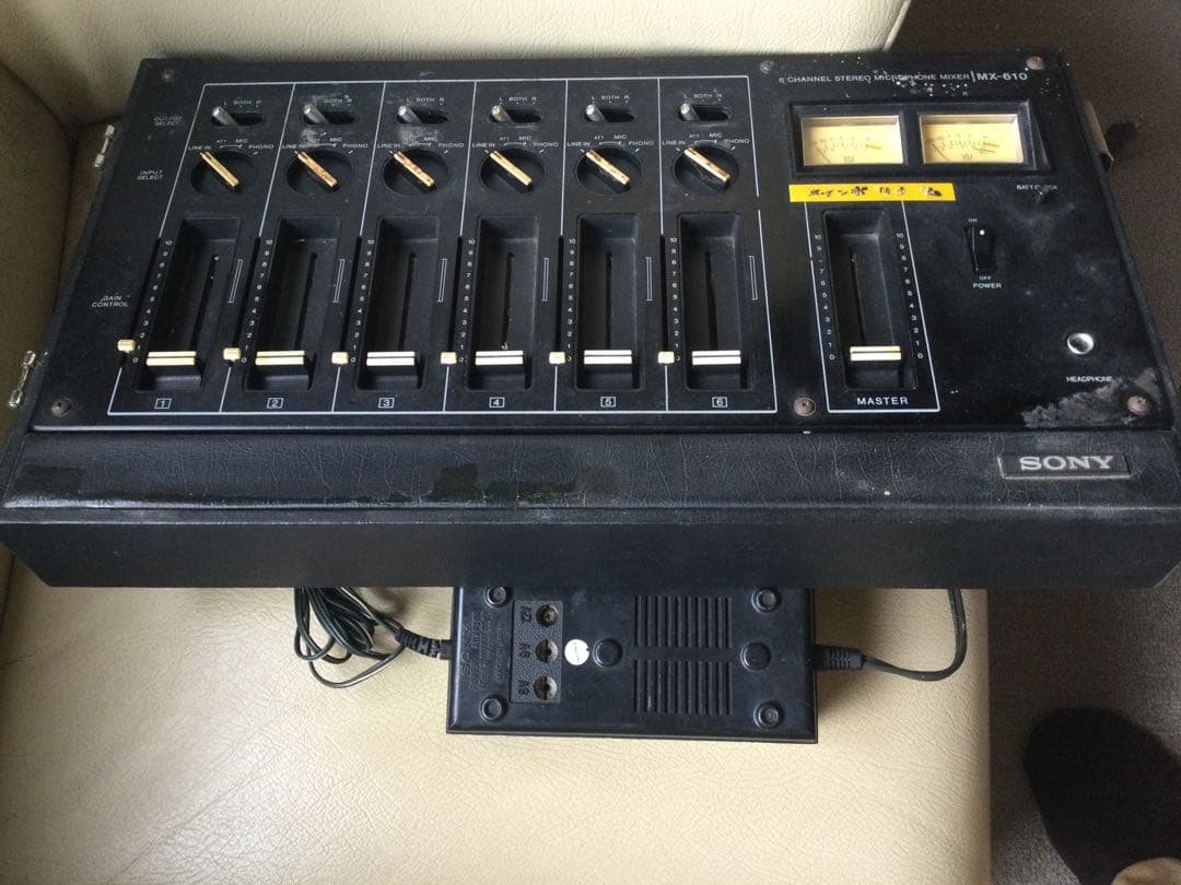 SONY 6チャンネルミキサー MX-610