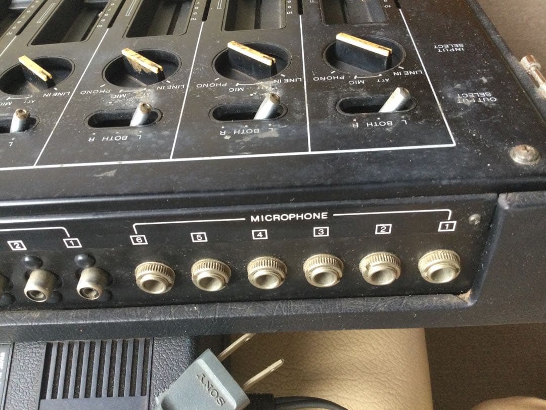 SONY 6チャンネルミキサー MX-610