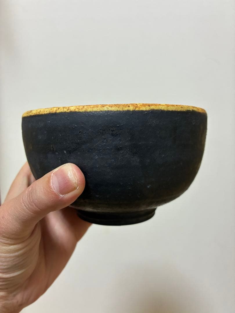 ☆加藤孝造 黄瀬戸茶碗 清風 堀内流 十二代兼中斎宗完花押がございます