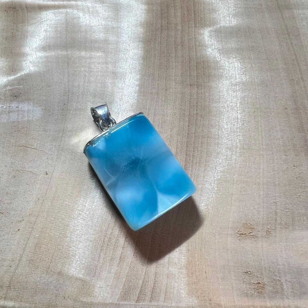 高品質 ラリマー ペンダント ネックレス 2-24