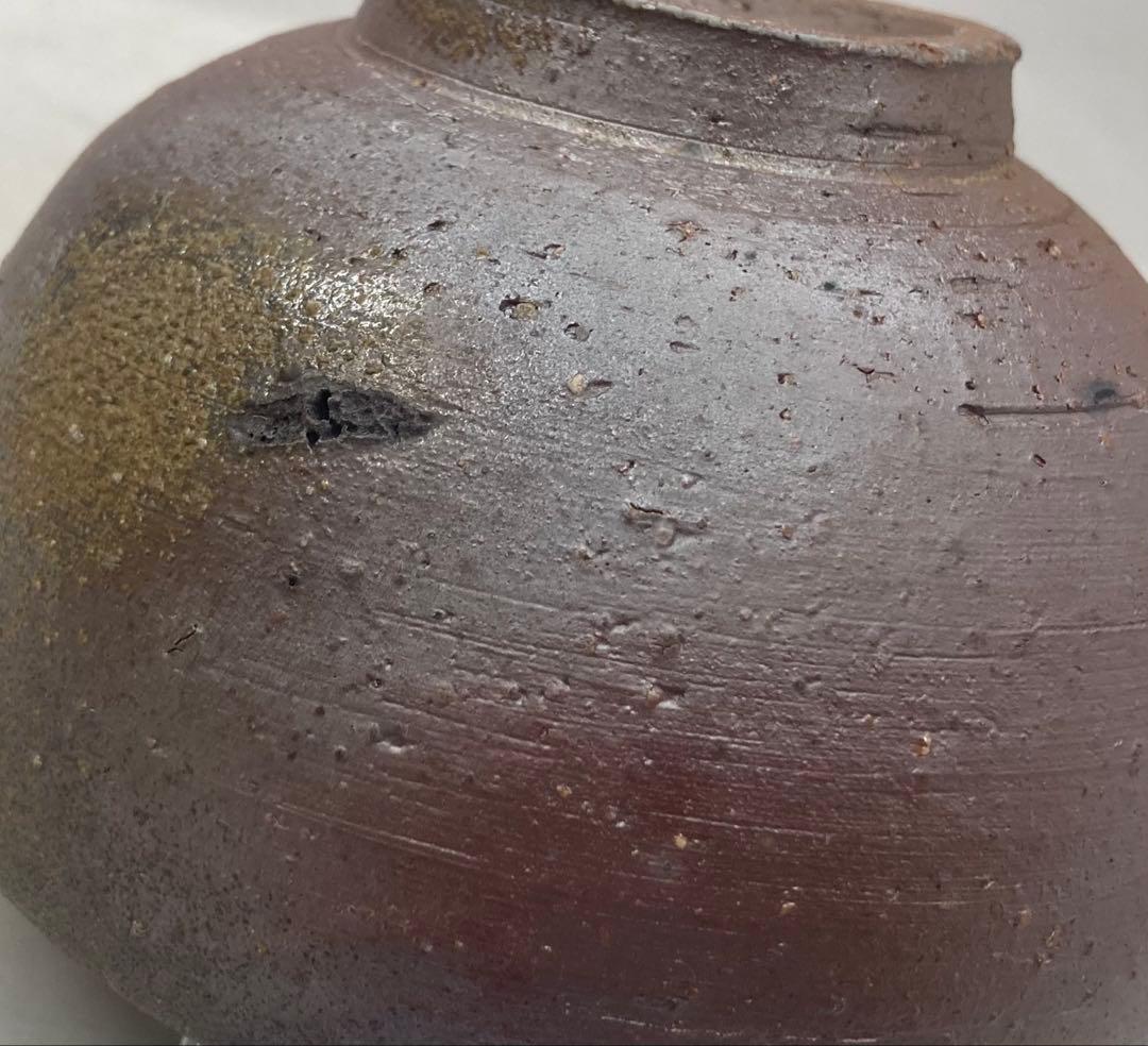 B484b「備前 茶盌」伊勢崎淳作 共箱 人間国宝 備前焼 茶道具 - メルカリ