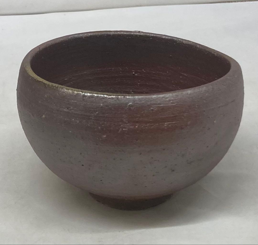 B484b「備前 茶盌」伊勢崎淳作 共箱 人間国宝 備前焼 茶道具 - メルカリ