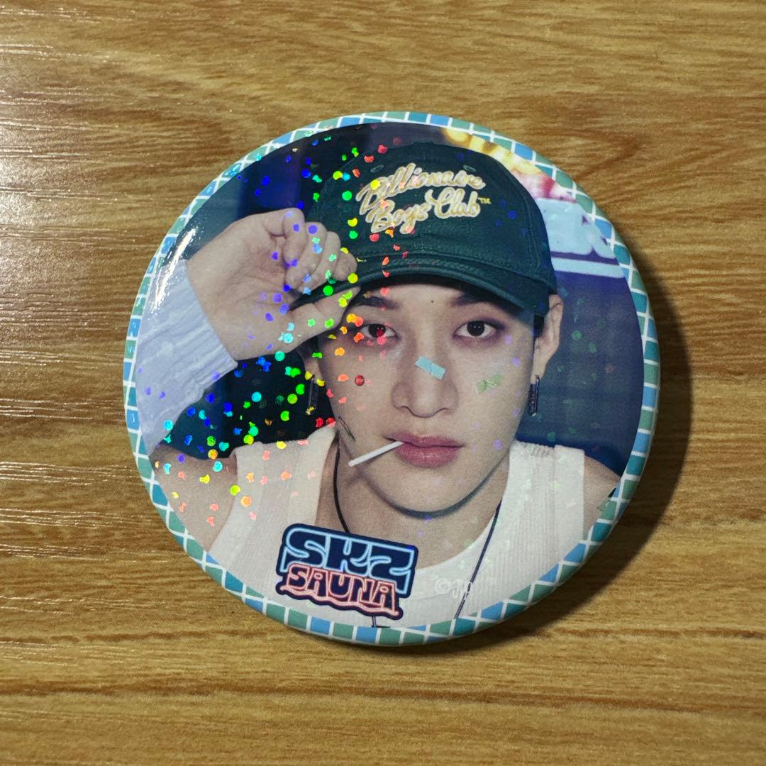 StrayKids バンチャン サウナ 缶バッジ - メルカリ