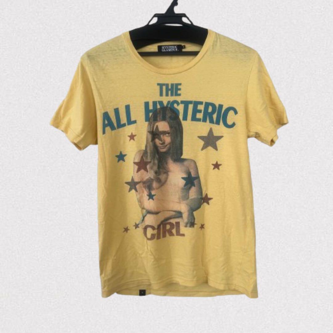 値下げ】HYSTERIC GLAMOUR ヒスガール イエロー Tシャツ S
