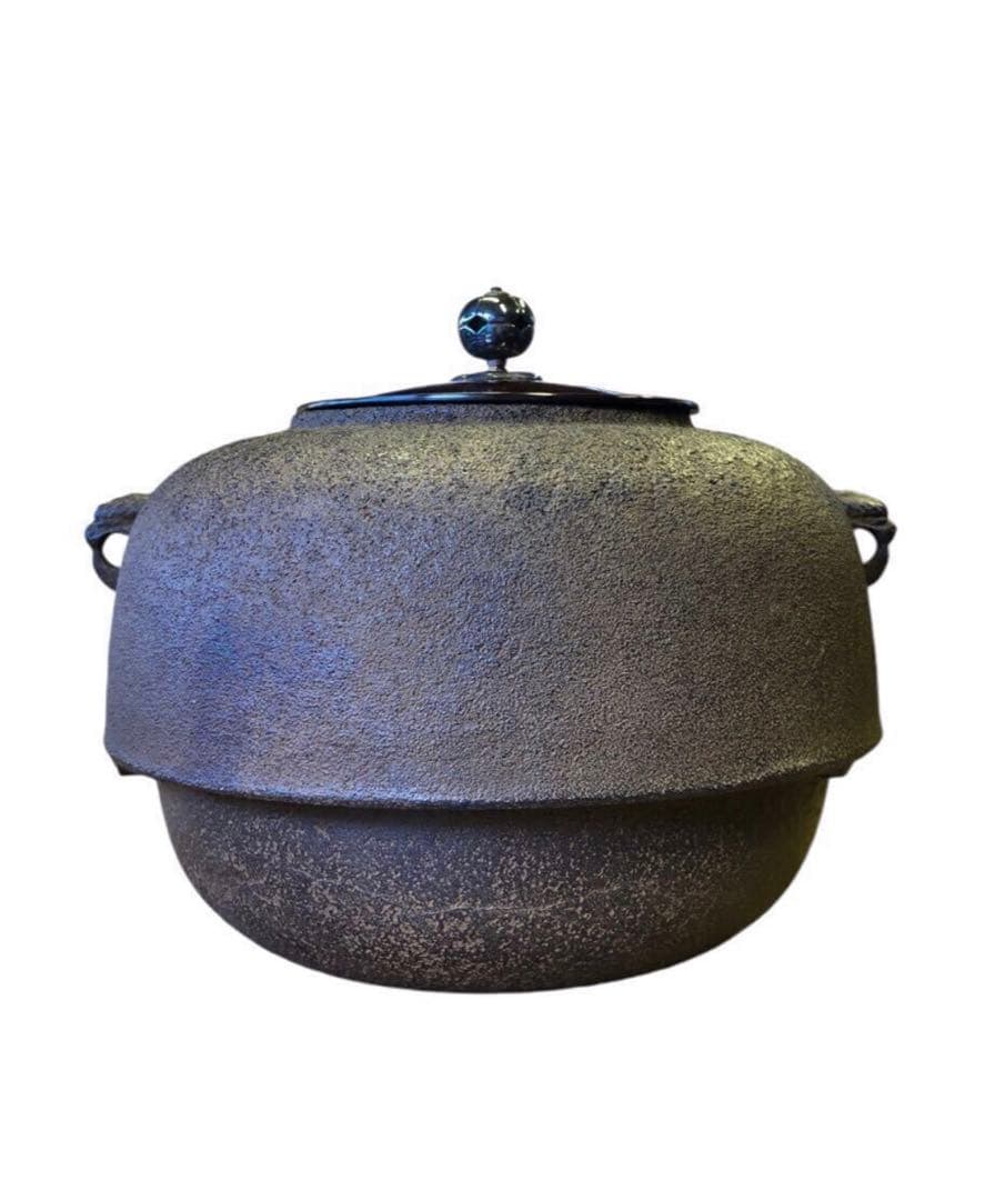 釜師 木村一無作 銀摘 共箱『唐銅鬼面風炉』茶道具/鉄瓶 古道具 - メルカリ
