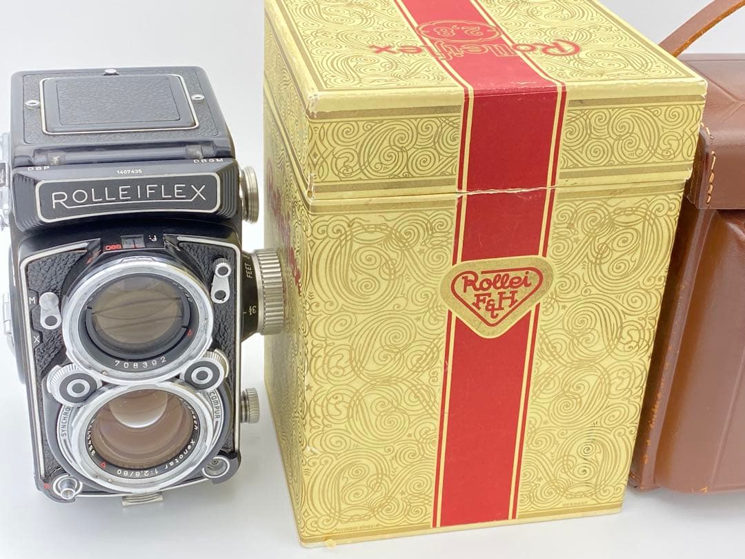 Rolleiflex 2.8C type2 80mm f2.8 Xenotar箱