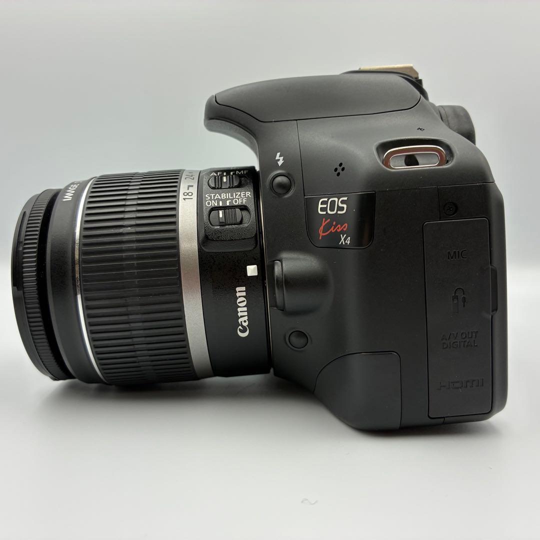 ☆美品☆ canon EOS kiss x4 レンズキット スマホ転送 一眼レフ - メルカリ