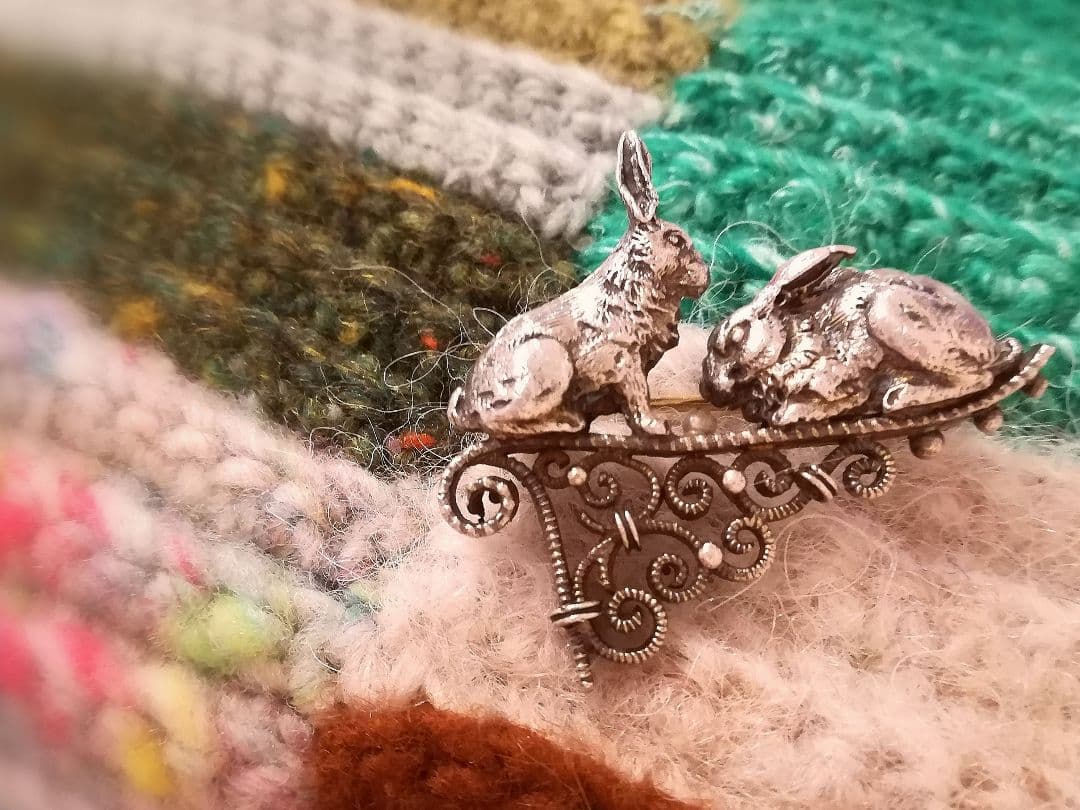 未使用】ミナペルホネン タンバリン ブローチ シルバー 再販で！ミナ