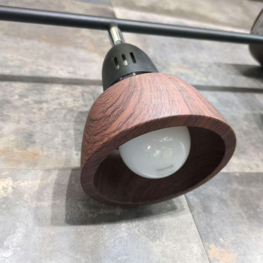 定価6.8万】 アートワークスタジオ 6灯シーリングスポット 木目 8~12畳