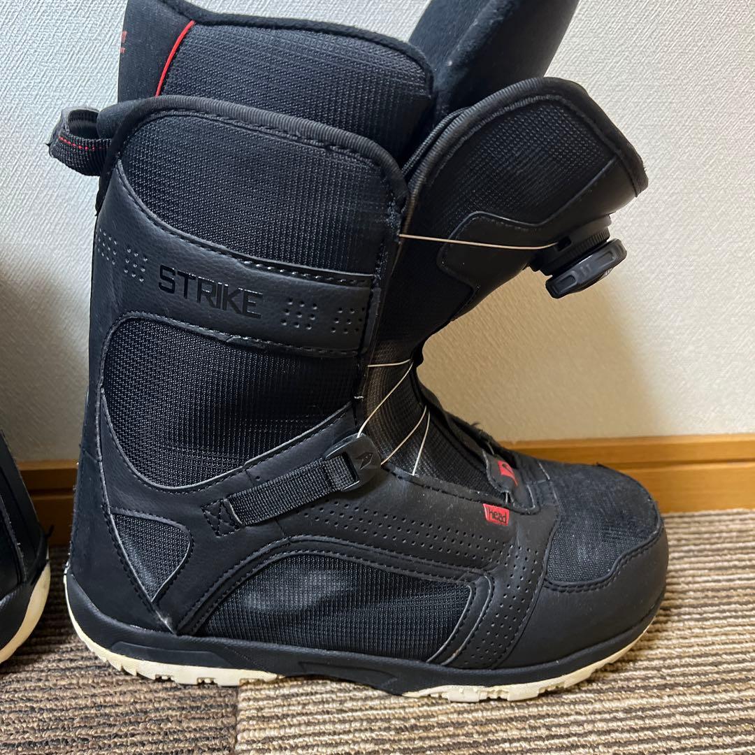 HEAD スノーボードブーツ STRIKE BOA ブラック 27.0cm