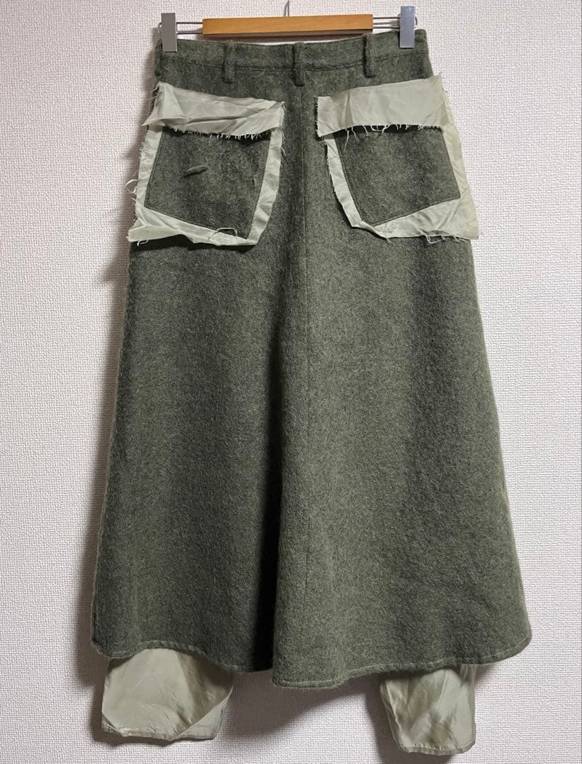 SULVAM サルバム 22aw レイヤードスカートロングパンツ - メルカリ