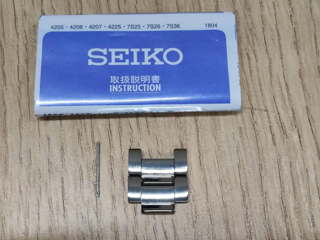SEIKO 7S36-04N0 自動巻き時計 箱・コマ・取説完備 稼働品