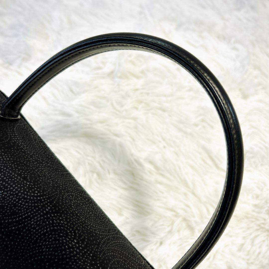 【良品】印傳屋　フォーマルバッグ ブラックフォーマル ペイズリー柄 冠婚葬祭